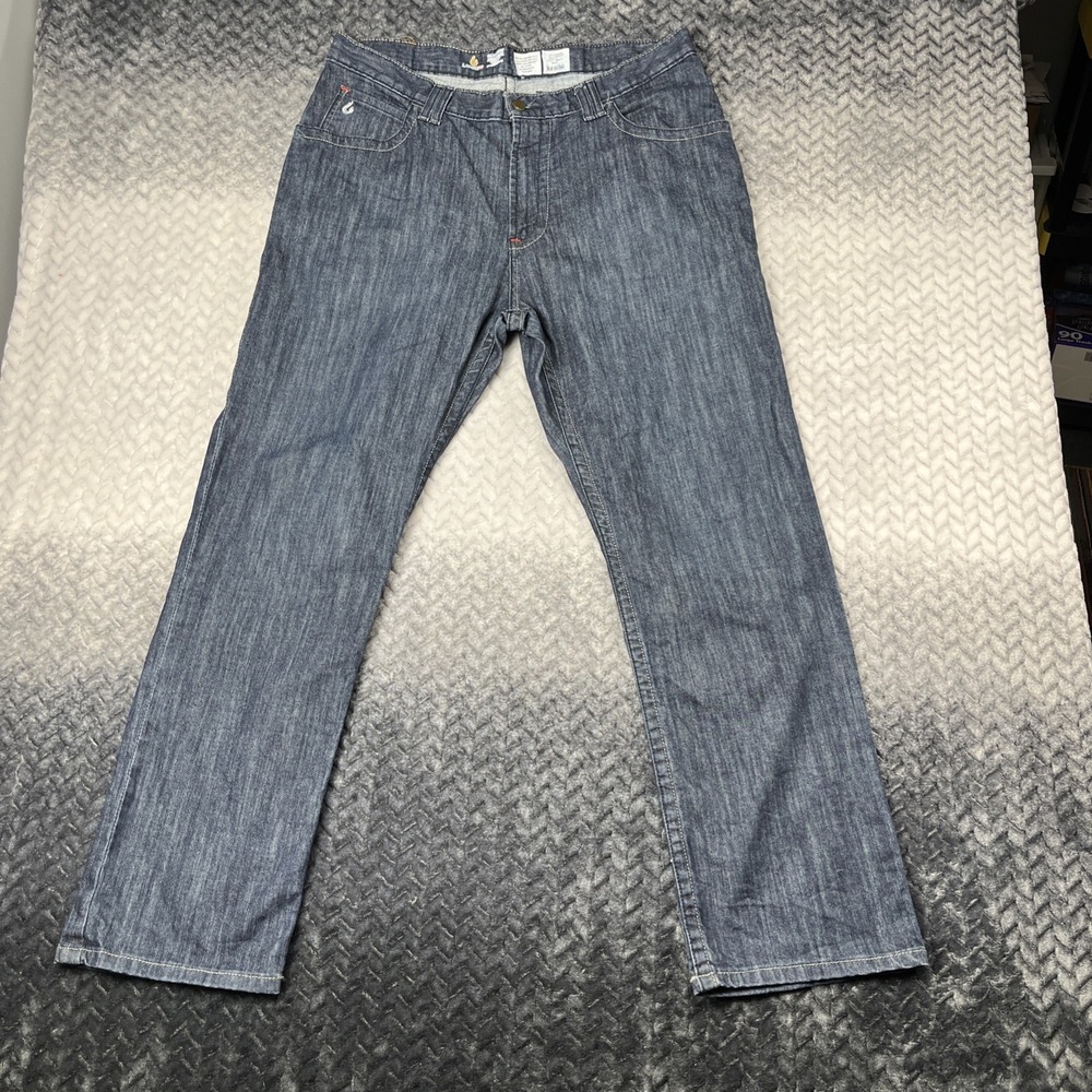 Lapco Fr Jeans Mens 36x32 Blue Straight Flame Resistant Dark Wash Denim
